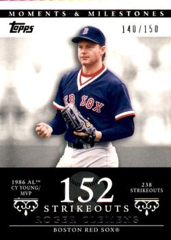 2007 Topps Moments & Milestones #18-152 Roger Clemens Front