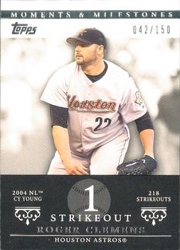 2007 Topps Moments & Milestones #162-1 Roger Clemens Front