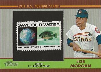 2019 Topps Heritage - 1970 U.S. Postage Stamp Relics #70US-JM Joe Morgan Front