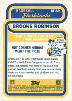 2019 Topps Heritage - Baseball Flashbacks #BF-BR Brooks Robinson Back