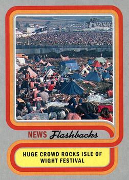 2019 Topps Heritage - News Flashbacks #NF-7 Isle Of Wight Music Festival Front