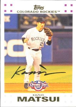 2007 Topps Opening Day #59 Kazuo Matsui Front