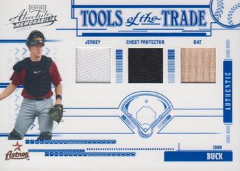 2005 Playoff Absolute Memorabilia - Tools of the Trade Swatch Triple #TT-134 John Buck Front
