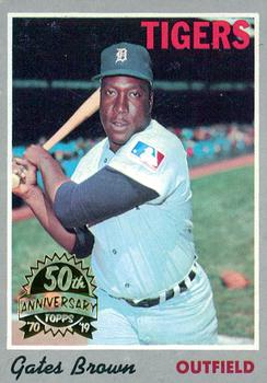 2019 Topps Heritage - 50th Anniversary Buybacks #98 Gates Brown Front