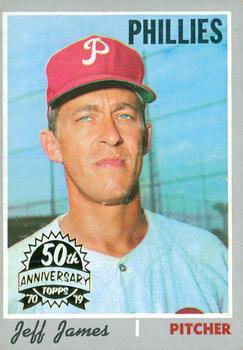 2019 Topps Heritage - 50th Anniversary Buybacks #302 Jeff James Front