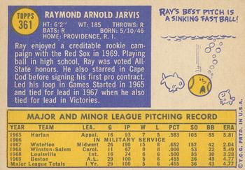 2019 Topps Heritage - 50th Anniversary Buybacks #361 Ray Jarvis Back