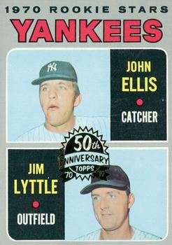 2019 Topps Heritage - 50th Anniversary Buybacks #516 Yankees 1970 Rookie Stars (John Ellis / Jim Lyttle) Front