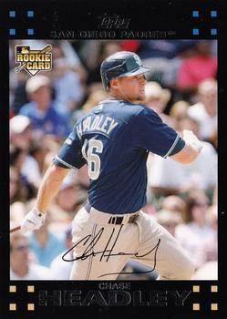 2007 Topps Updates & Highlights #UH193 Chase Headley Front