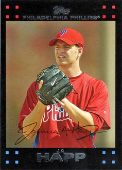 2007 Topps Updates & Highlights #UH302 J.A. Happ Front