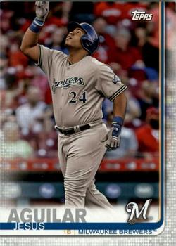 2019 Topps Milwaukee Brewers #MB-3 Jesus Aguilar Front