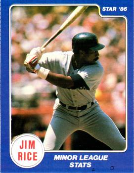 1986 Star Jim Rice - Separated #2 Jim Rice Front