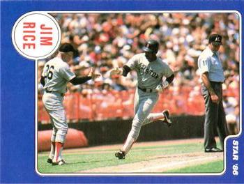 1986 Star Jim Rice - Separated #NNO Jim Rice Front