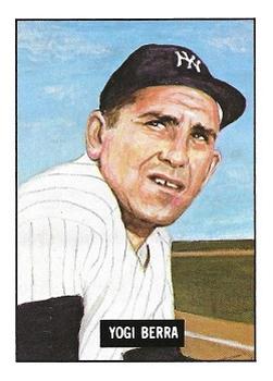 1982 TCMA New York Yankees Yearbook (1951 Bowman Style) #8 Yogi Berra Front