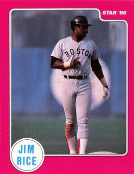 1986 Star Jim Rice - Sticker - Separated #NNO Jim Rice Front