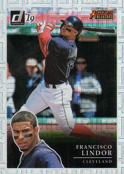 2019 Donruss - Action All-Stars Vector #AA15 Francisco Lindor Front