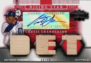 2007 Topps Triple Threads #129 Curtis Granderson Front
