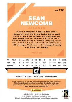 2019 Donruss - Independence Day #117 Sean Newcomb Back