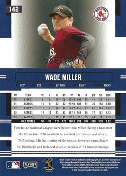2005 Playoff Prestige - Xtra Bases Red #142 Wade Miller Back
