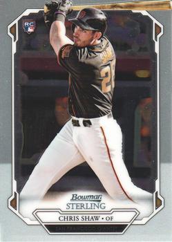2019 Bowman Sterling #BSR-79 Chris Shaw Front
