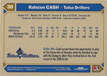 2017 Grandstand Tulsa Drillers #NNO Ralston Cash Back