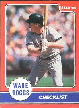 1986 Star Wade Boggs - Separated #1 Wade Boggs Front