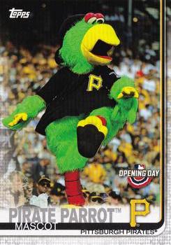 2019 Topps Opening Day - Mascots #M-4 Pirate Parrot Front