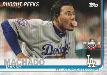 2019 Topps Opening Day - Dugout Peeks #DP-4 Manny Machado Front