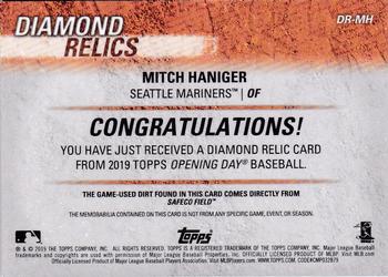2019 Topps Opening Day - Diamond Dirt Relics #DR-MH Mitch Haniger Back