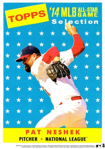 2014 Topps MLB All-Star Game Selections 5x7 #NNO Pat Neshek Front