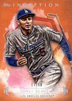 2019 Topps Inception - Orange #31 Corey Seager Front