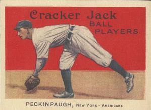 1914 Cracker Jack (E145) #91 Roger Peckinpaugh Front
