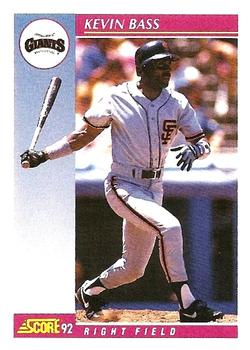1992 Score #139 Kevin Bass Front