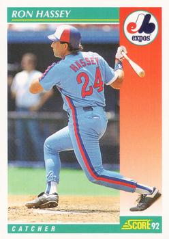 1992 Score #273 Ron Hassey Front