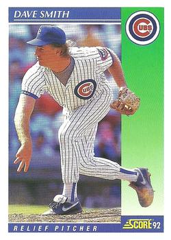 1992 Score #98 Dave Smith Front