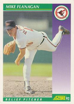 1992 Score #333 Mike Flanagan Front