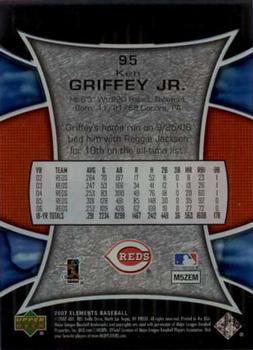 2007 Upper Deck Elements #95 Ken Griffey Jr. Back