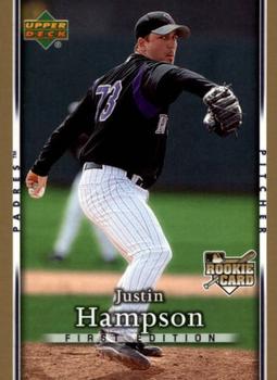 2007 Upper Deck First Edition #14 Justin Hampson Front
