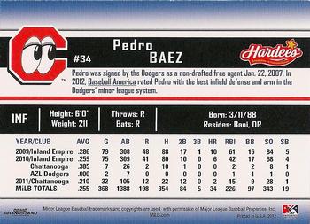 2012 Grandstand Chattanooga Lookouts #NNO Pedro Baez Back
