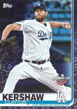 2019 Topps Opening Day - Purple #46 Clayton Kershaw Front