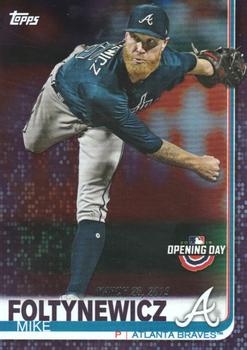 2019 Topps Opening Day - Purple #54 Mike Foltynewicz Front