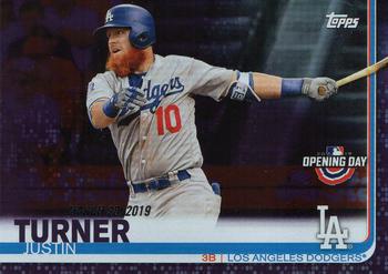 2019 Topps Opening Day - Purple #79 Justin Turner Front