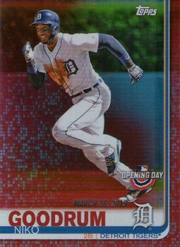 2019 Topps Opening Day - Red #9 Niko Goodrum Front