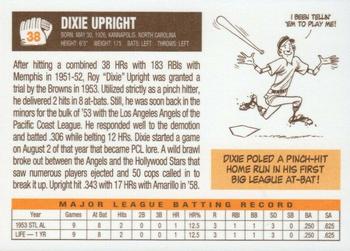 2003 1953 St. Louis Browns 50th Anniversary Set #38 Dixie Upright Back