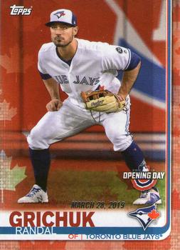 2019 Topps Opening Day - Maple Leaf #119 Randal Grichuk Front