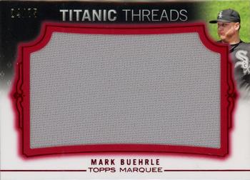 2011 Topps Marquee - Titanic Threads Red #TTJR-109 Mark Buehrle Front