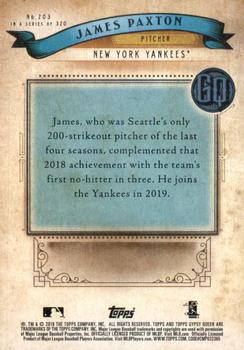2019 Topps Gypsy Queen - Chrome Box Topper #203 James Paxton Back