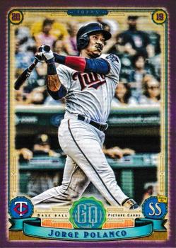 2019 Topps Gypsy Queen - Purple #113 Jorge Polanco Front