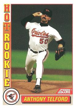 1992 Score - Hot Rookies #8 Anthony Telford Front