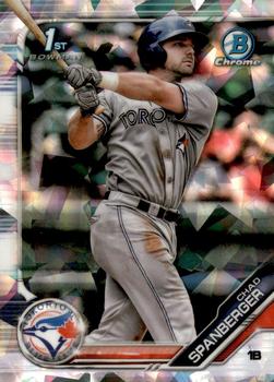 2019 Bowman - Chrome Prospects Atomic Refractor #BCP-87 Chad Spanberger Front