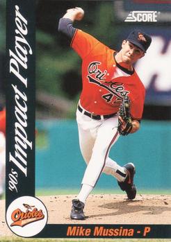 1992 Score - 90's Impact Players #48 Mike Mussina Front